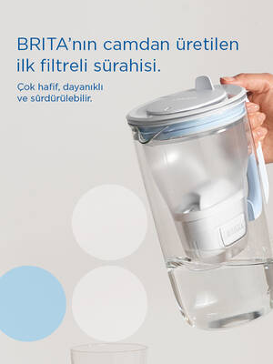 BRITA Cam Filtreli Su Arıtma Sürahisi – Açık Mavi (2,5 L) - 2