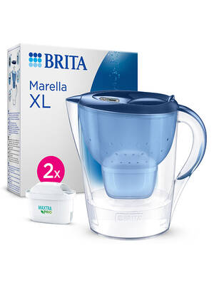 BRITA Marella XL 2 Filtreli Su Arıtma Sürahisi – Mavi (3,5 L) - 1