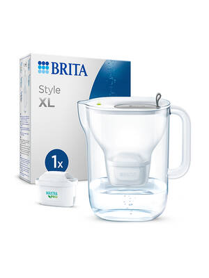 BRITA Style XL Filtreli Su Arıtma Sürahisi – Gri (3,5 L) - 1